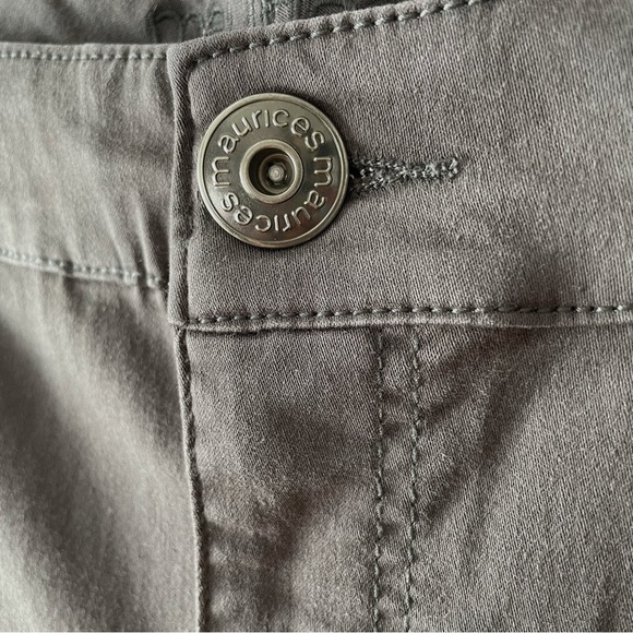 Maurice’s Grey High Waisted Color Jeggings Size 18 Reg (Hemmed to Petite Length) - Picture 7 of 16